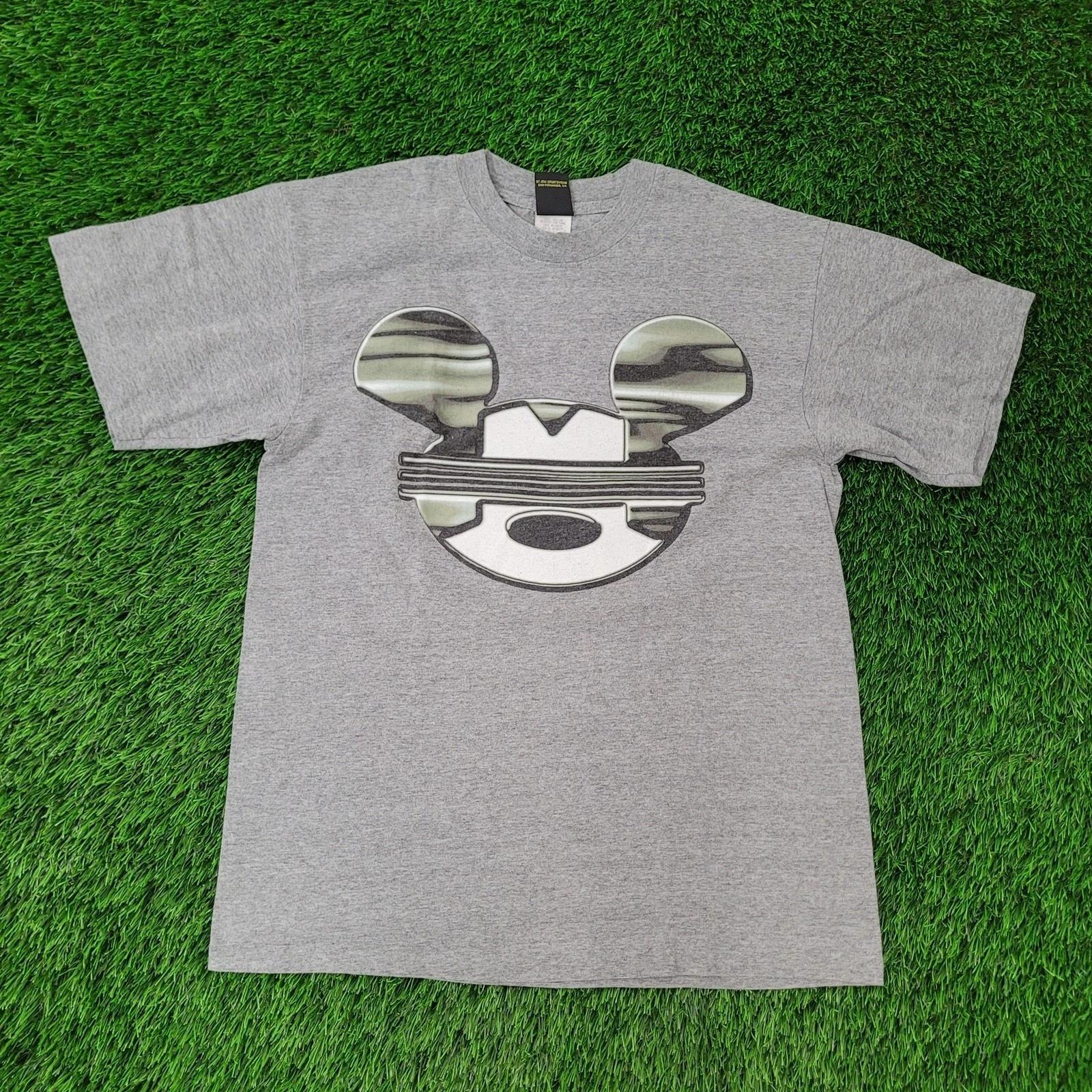 

Vintage 90s Mickey-Mouse Shirt Medium 20x27 Visor-Headgear S