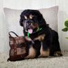 Niedliches Tibet Mastiff Welpen Muster Kissenbezug Muster Kissenbezug Geeignet für Sofa Schlafzimmer Auto Kissenbezug