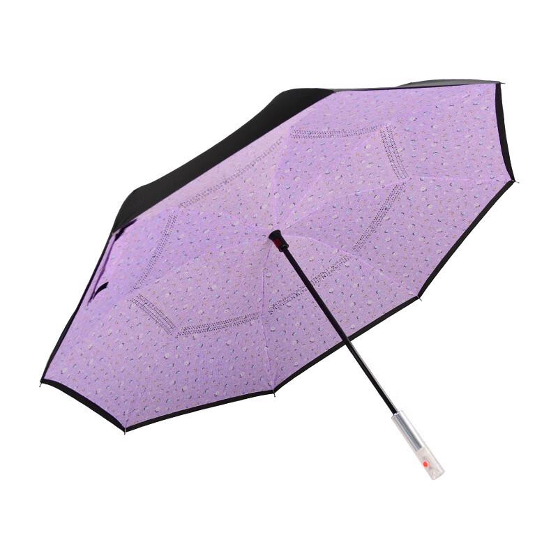 LED Light Reverse Folding Umbrella