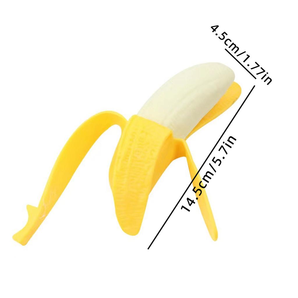 Simulated Banana Squeeze Release Decompression Artifact Slow Rebound Decompression Banana Peel Parody Prank Creative Toy