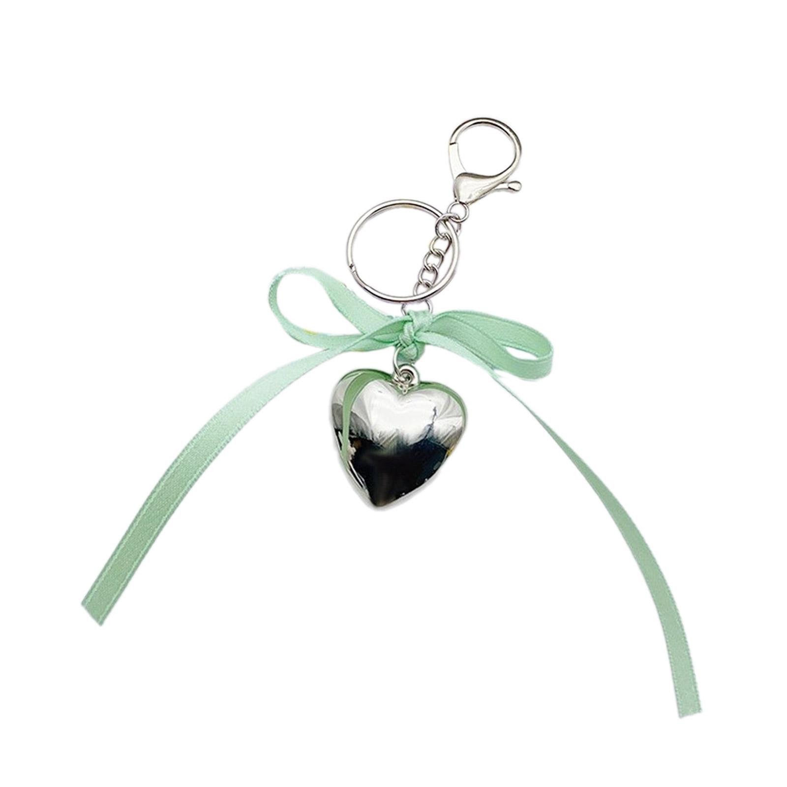 

Брелок із бантом у формі серця. Мила підвіска. Брелок. Підвісний орнамент. Тримач для ключів. Рюкзак. Сумочка. Шарм для дівчаток.