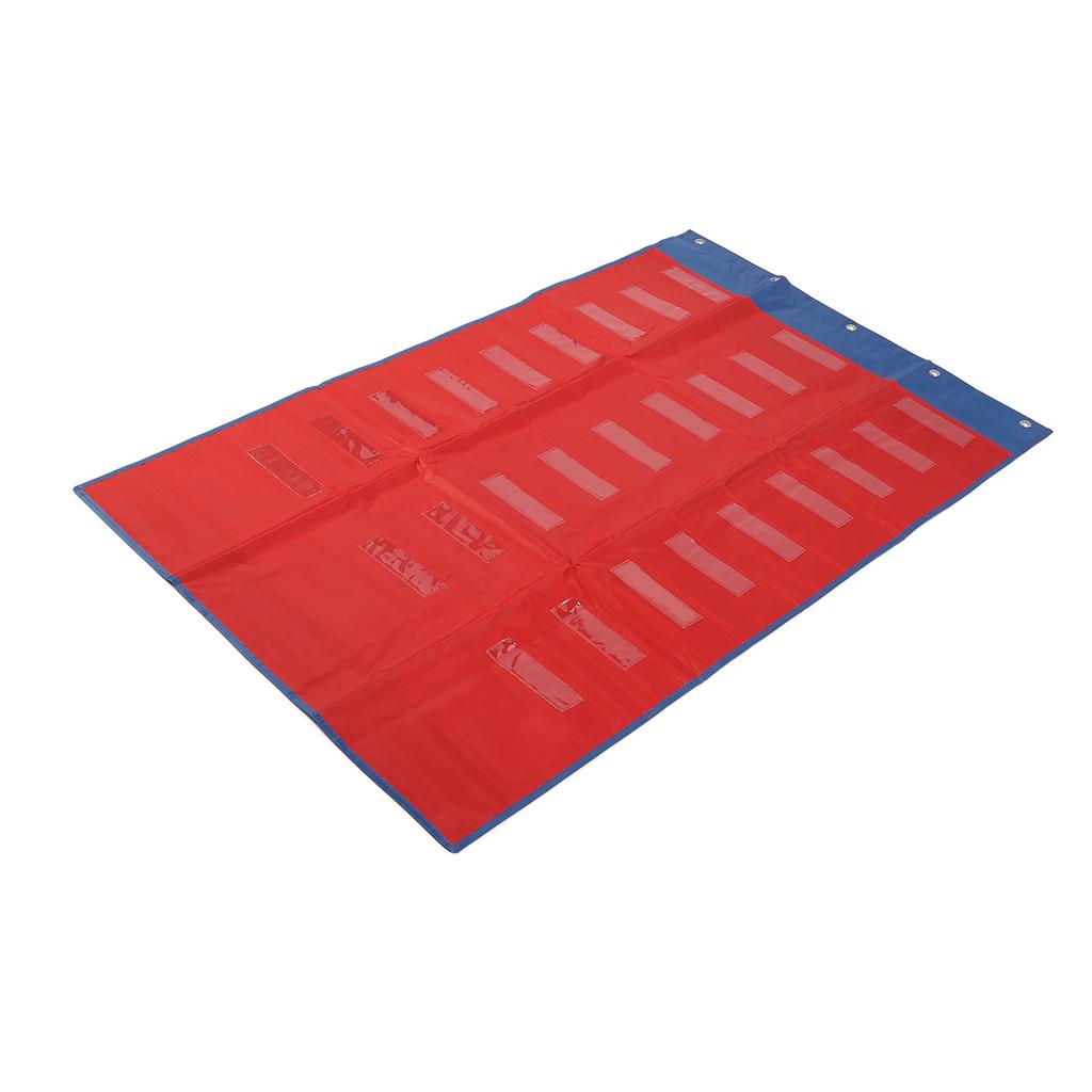 Storage Pocket Chart Easy Installation Versatile File Storage Pocket Chart for Classroom Office