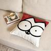 S-Simon'S Cat Cushion Cover Fabric Soft Furnishing,Pillowcase, Cushion Cover, Sofa Pillow, Home Decoration