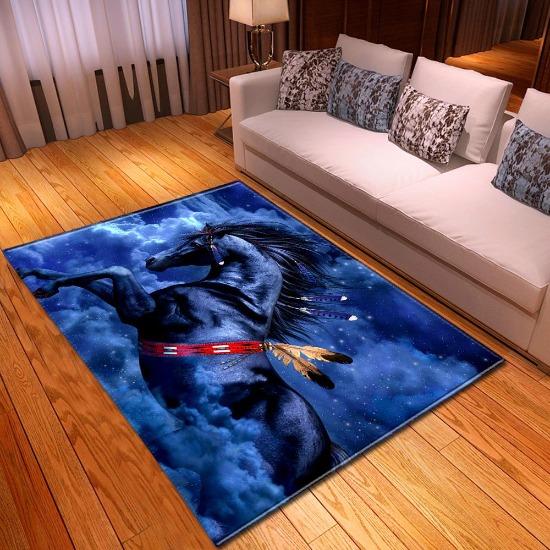 Animal Large Carpet Feather Wind Bedroom Floor Mat