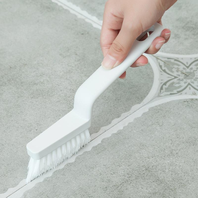 Long Handle Hard Grout Brush for Bathroom Cleaning - Wall, Floor and