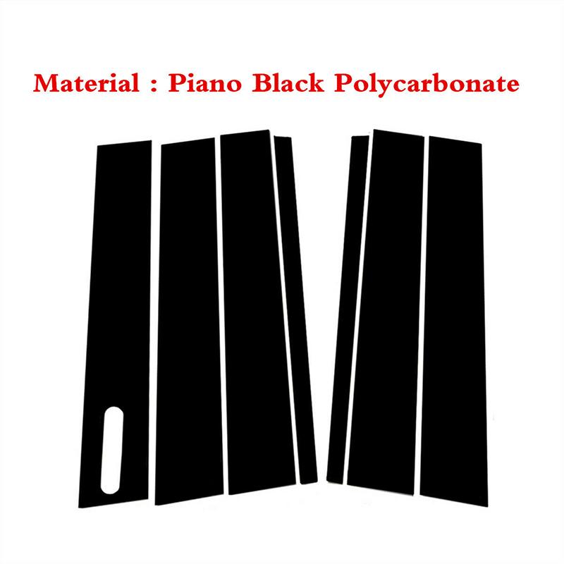 7Pcs Car Pillar Posts Window Trim Cover BC Column Sticker Styling For Ford Explorer Sport Trac 2007-2010 Exterior Accessories