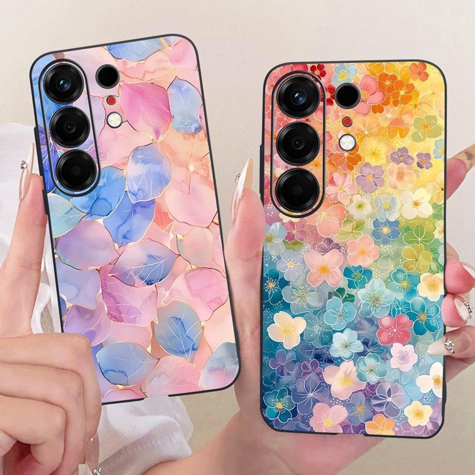 Fashion Letter Phone Case For Tecno Camon 50 4G Back Cover For Tecno Camon50 4G CN5 Soft Black Silicone Cases