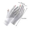 Sun Protection Gloves Sunscreen Breathable Anti-Uv Cooling Fabric Slip Gloves For Outdoor Cycling Driving