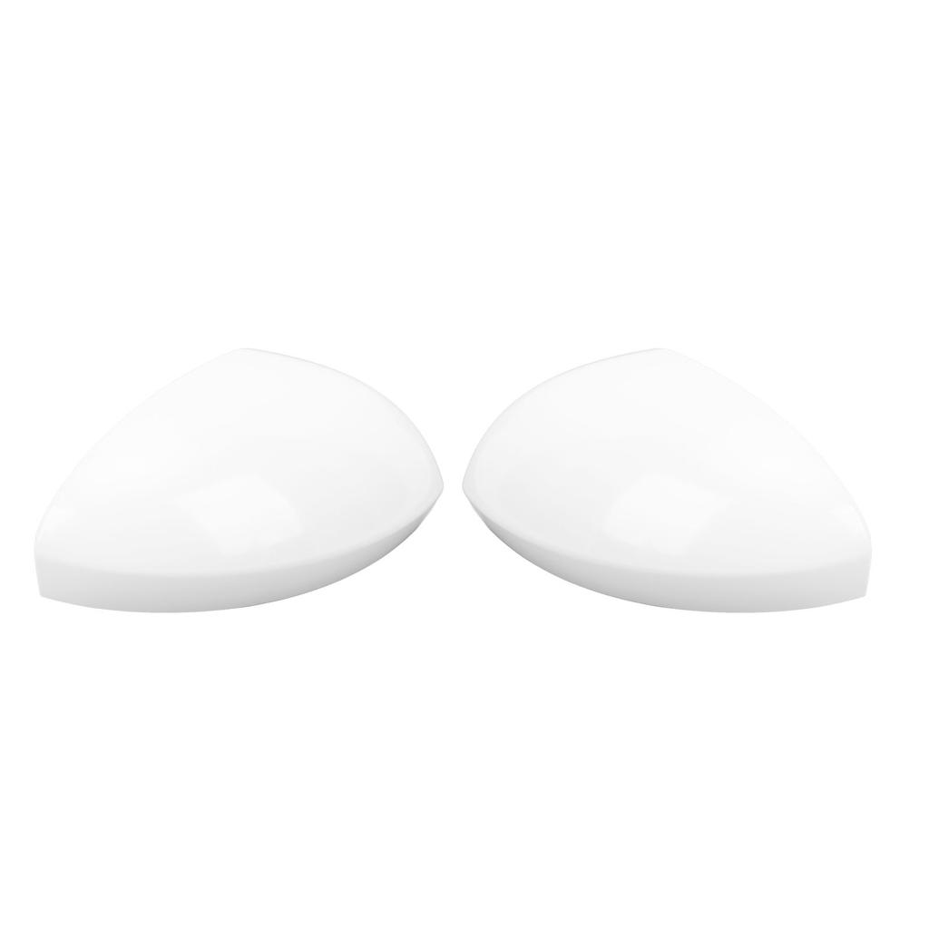 Door Mirror Cover Unpainted White Rearview Side Mirror Cap Wing Mirror Housing Replacement for Altim