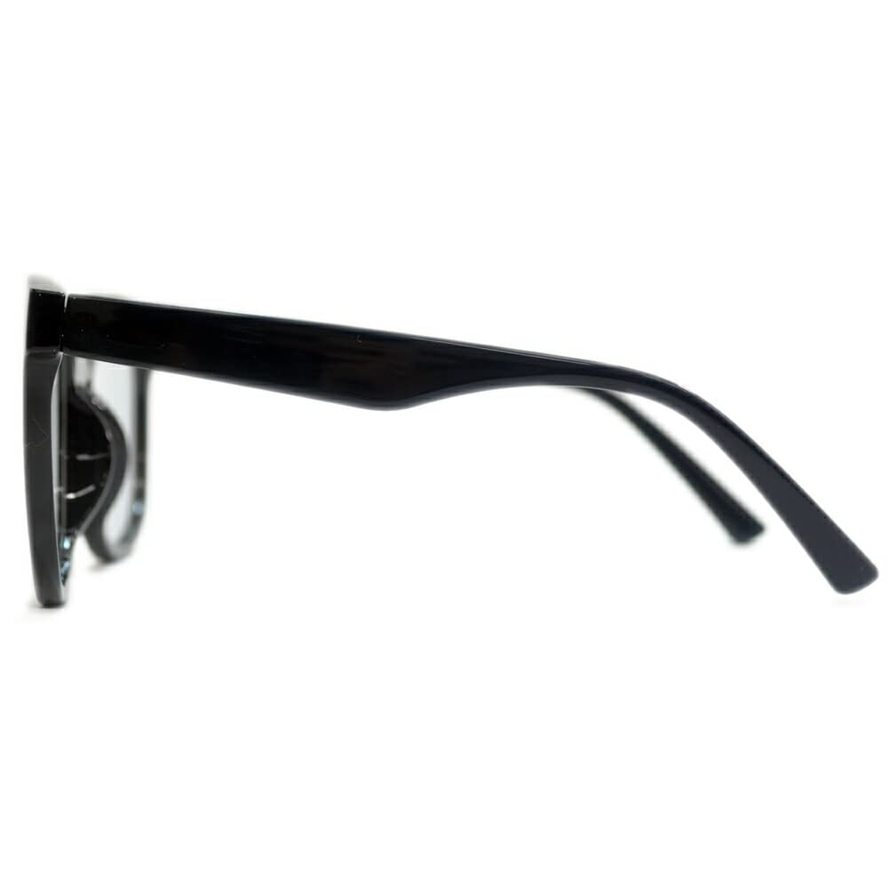 [MERRY PLEASURE] Sunglasses, Fashion Glasses, Men's & Women's, Wellington Square Style, Large Lenses, Light Colored Lenses, Black, Blue, Brown, Gray,
