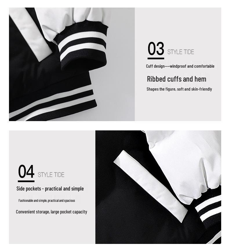 2023 Men's Trendy Autumn/Winter Loose Baseball Cotton Jacket