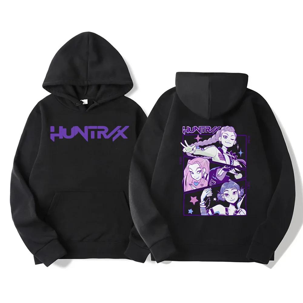 KPop Demon Hunters Hoodies Women Men Sweatshirt Fashion Versatile Streetwear Y2K Pullovers Trends Anime Top