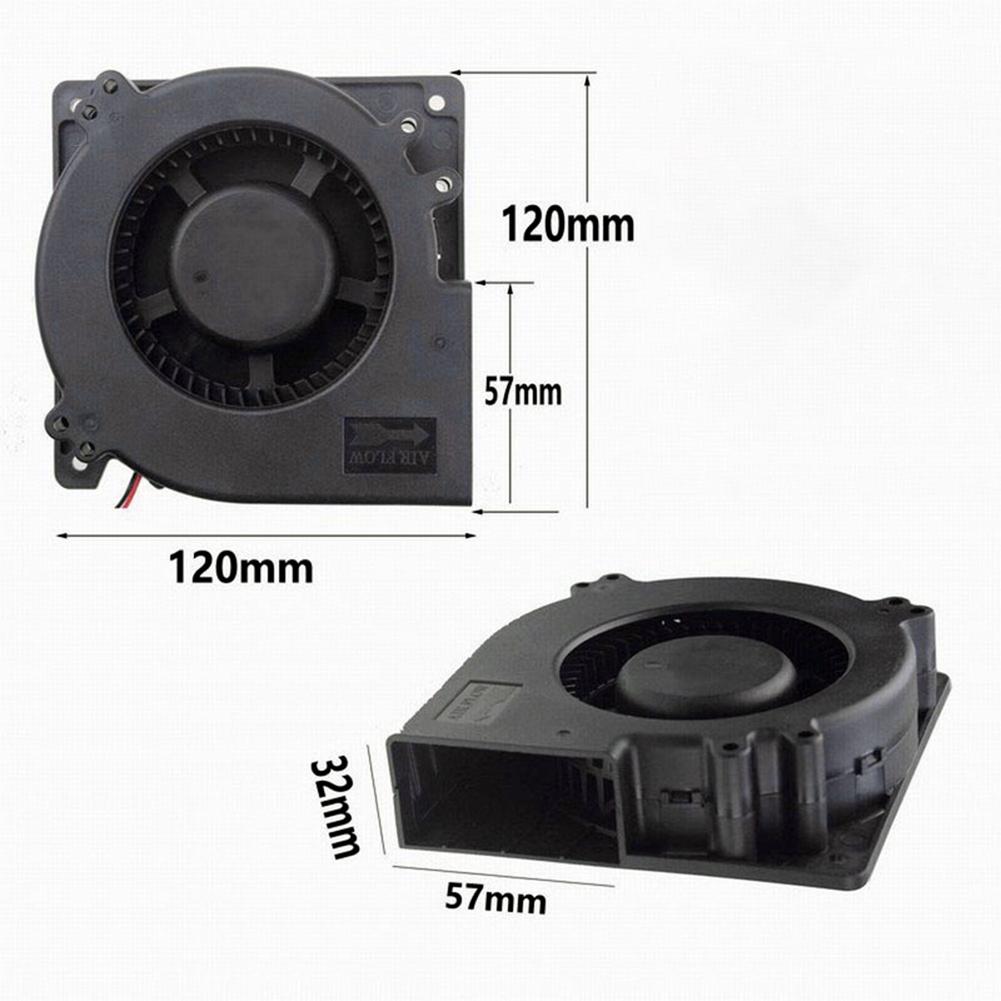 12032 Blower Fan DC5V 12V 24V Large Air Volume Fan Grill For Turbo Blower Cooling Fan For Camping Stove Cooking Fans