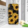 Etui na telefon z żywym wzorem słoneczników dla Huawei Mate 60 50 40 Pro Nova 13 12 10 SE 11 PRO P60 P50 P40 Pro Plus Miękkie etui