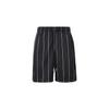 Essentials Breathable Stripe Print Shorts Men Bottoms Black DM1358-010