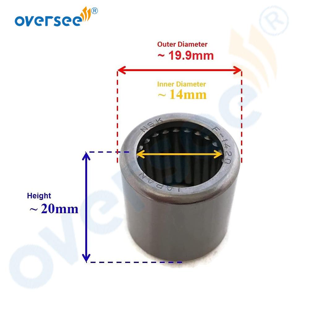 Needle Bearing 93315-314V8 For 9.9HP 15HP Yamaha Outboard Engine Driver Shaft Bearing 2 Stroke