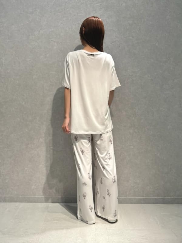 Gelato Pique CAT Print T-Shirt (PWCT252263IVRF)