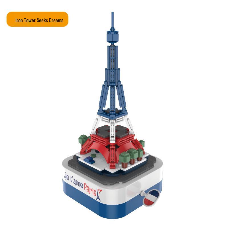 Oriental Pearl Tower Building Blocks Set - Small Particle Shanghai Desktop Ornament