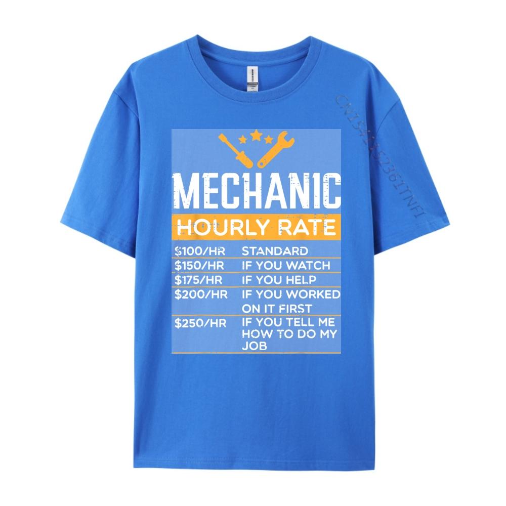 Mechanic Hourly Rate Funny Labor Rates Men Women Kids Boys Luxury Designer Mens T Shirt Street