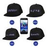 Cotton Plastic Peaked Cap LED Luminescence Editable Cool Hat for Outdoor Party Stage