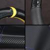 ize Carbon Fiber Leather Car Steering Wheel Cover For Mazda CX-3 CX3 CX-5 CX5 2017 2018 Mazda 6 CX-9 Suede Car Accessories
