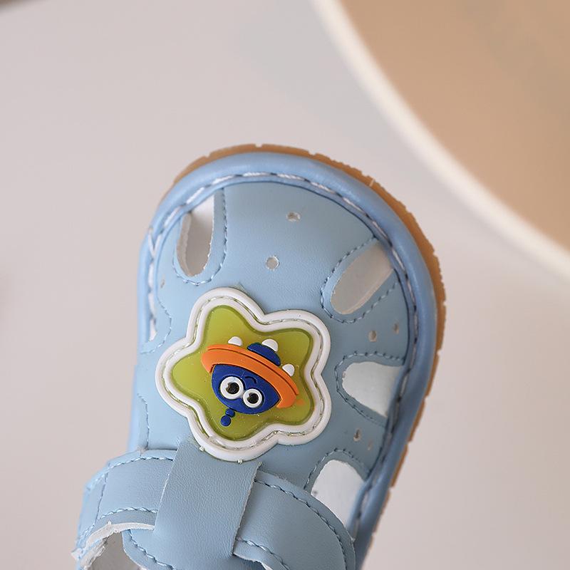 Summer 0-2 Years Old Called Shoes Cartoon Female Baby Toddler Shoes Soft Sole Male Baby Shoes 1 Bag Head Sandals