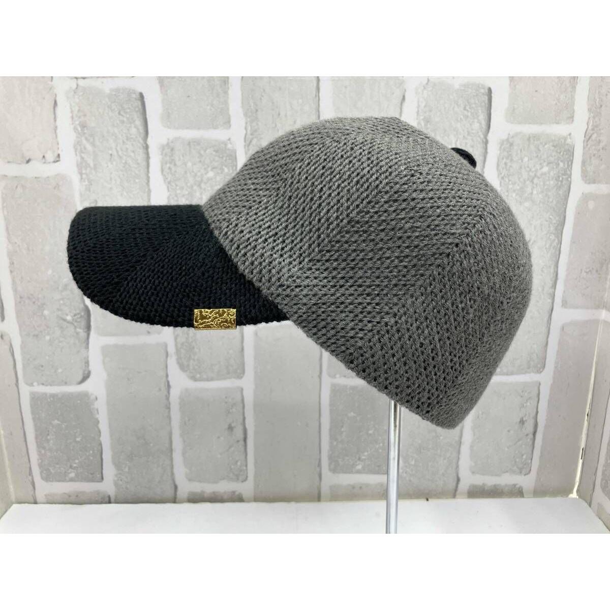 Used CA4LA Kashira Cap Black Knit All Year