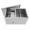 Grease Trap Stainless Steel 3 Level Filtration Large Capacity Waste Interceptor for Kitchen