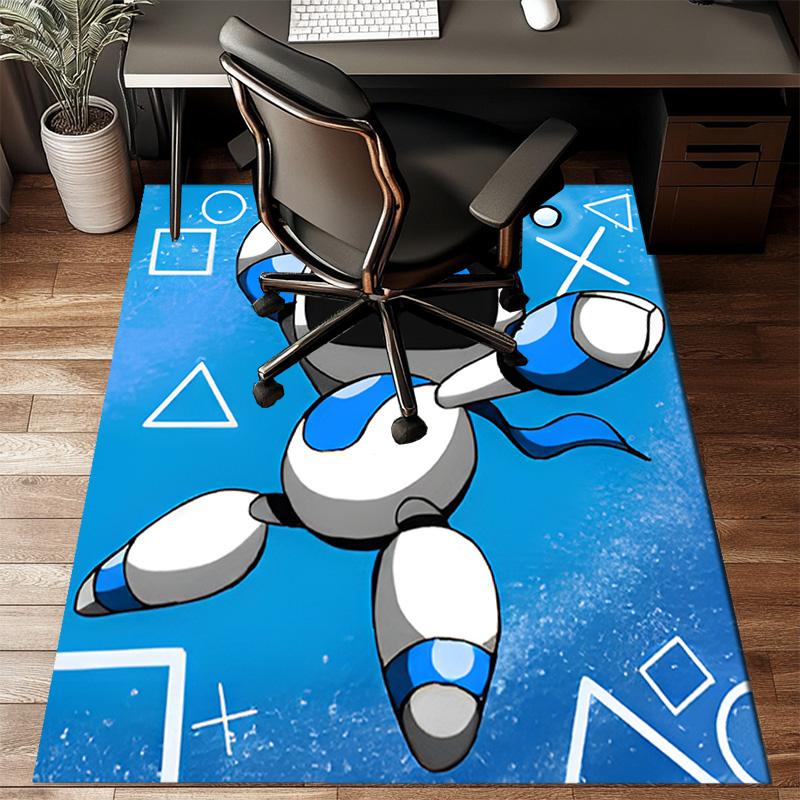 Tappeto Avventura Spaziale Astro Bot Tappeto da Gioco, Tappetino per Camera da Letto Soggiorno Ingresso Tappeto, Idea Arredo Casa Regalo per Natale Compleanno
