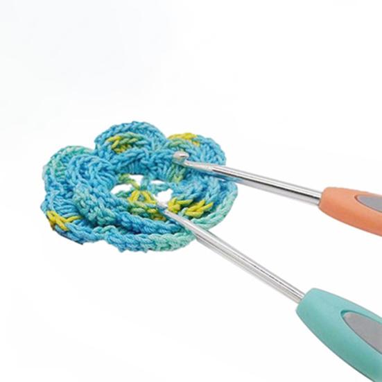 8 stk Genser Skjerf DIY Håndverk Heklenåler Plasthåndtak Strikkepinner