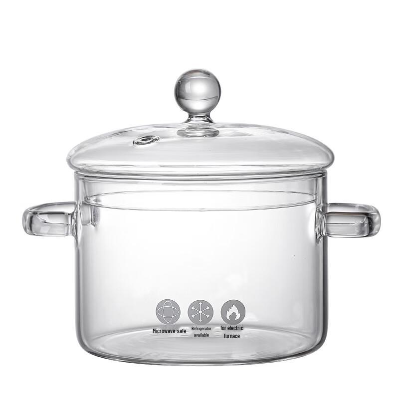 

ZISIZ Утолщенный прозрачный стеклянный горшок для тушения