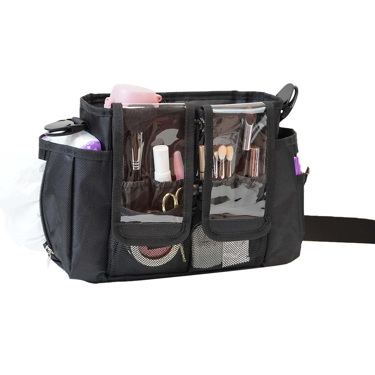Yousimei Hair Makeup Makeup Studio Hair Makeup Location Professional Makeup Shoulder Work with Makeup Brush Durable & Bag, On-Location Bag, Bag, & чёрный