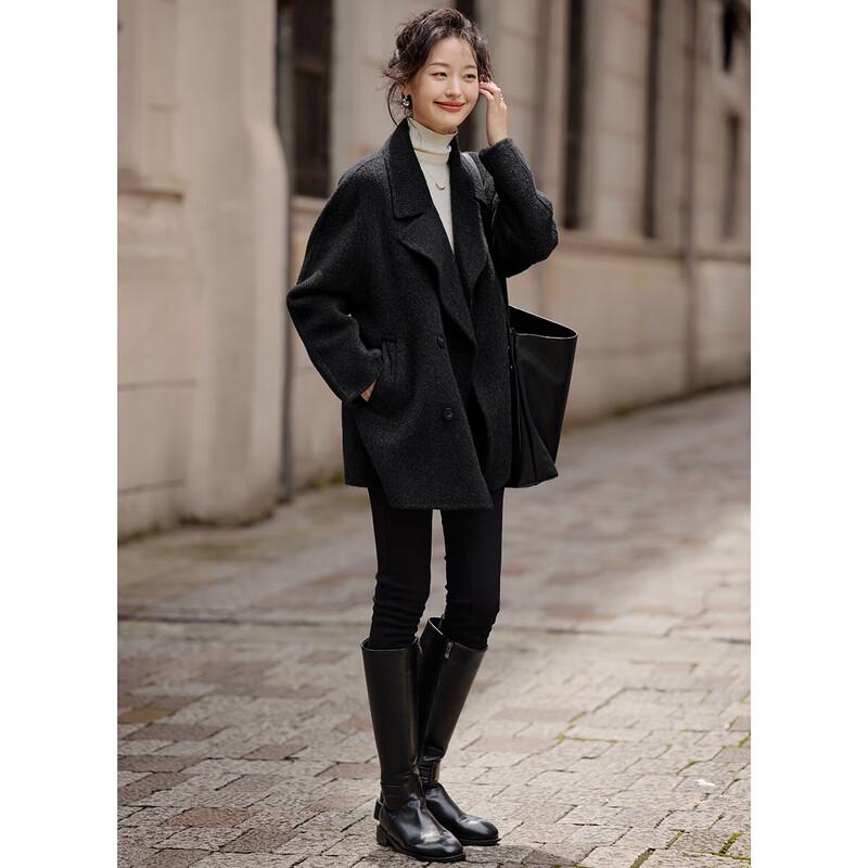 Women's Double-Faced All-Wool Longline Coat