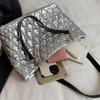 Women Diamond Quilted Tote Handbag Large Capacity Top Handle Bag Versatile Soft Satchel Bag Casual Trendy Female Shopping Bag KTY
