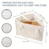 Clothes Hanger Caddy Triangular Storage Bag with Handles Base Plate Wardrobe Clothes Hanger Organizer for Bedroom Cloakroom Laundry Room Storage