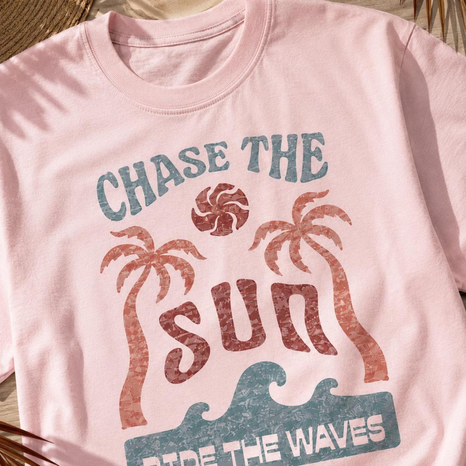 Chase The Sun Vintage Beach T-Shirt S
