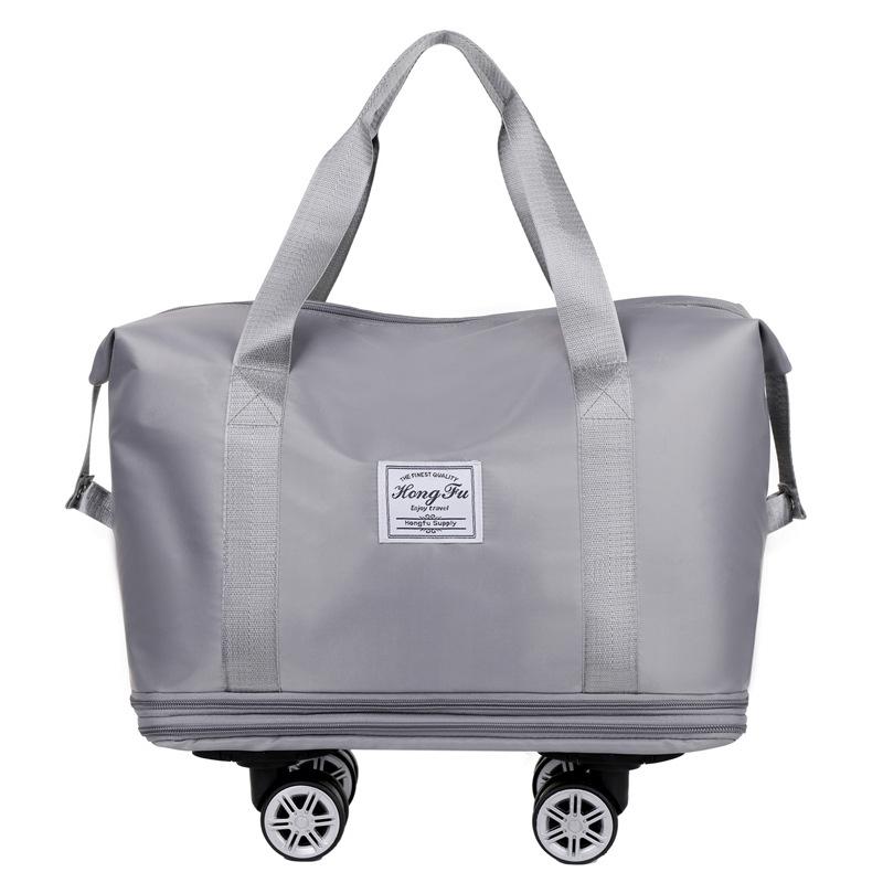 Universal Wheel Travel Bag Women's Handheld Down Bag Short-distance Travel Foldable Travel Bag Large Capacity Business Travel Bag