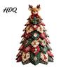 Festive DIY Projects for Holidays Quilted Fabric Christmas Tree Craft Kit Vintage Patchwork Sewing Set Unique Handmade Presents Tabletop Decor Xmas