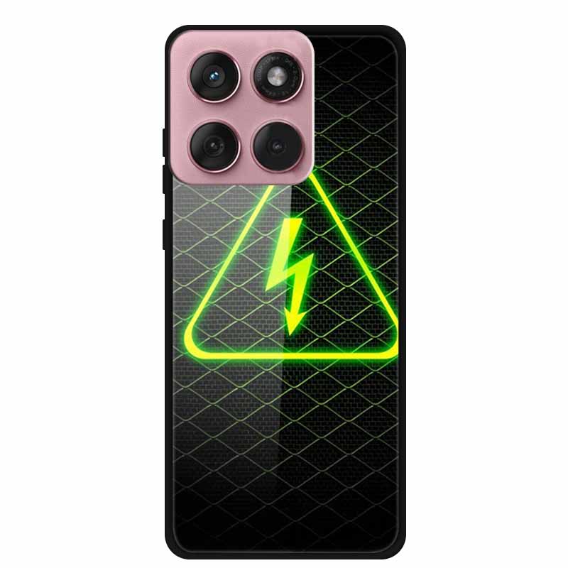 For Motorola Edge 60 60s 5G Case Hard Back Cover Tempered Glass Case For Motorola Edge 60 Fusion Phone Case Soft TPU Bumper Para