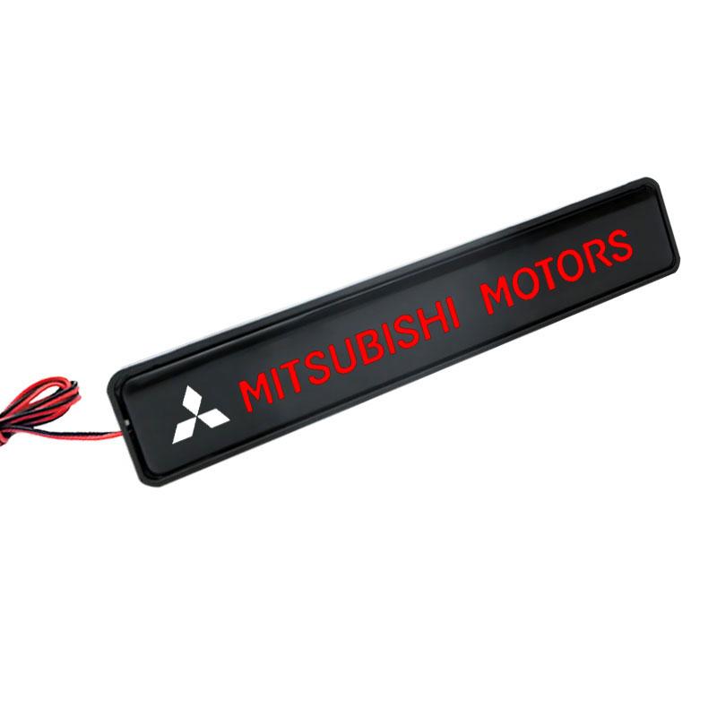 LED Front Hood Grille Emblem Badge Decorative Car Light logo For Mitsubishi outlander Triton L200 ASX Mirage Pajero Eclipse Colt