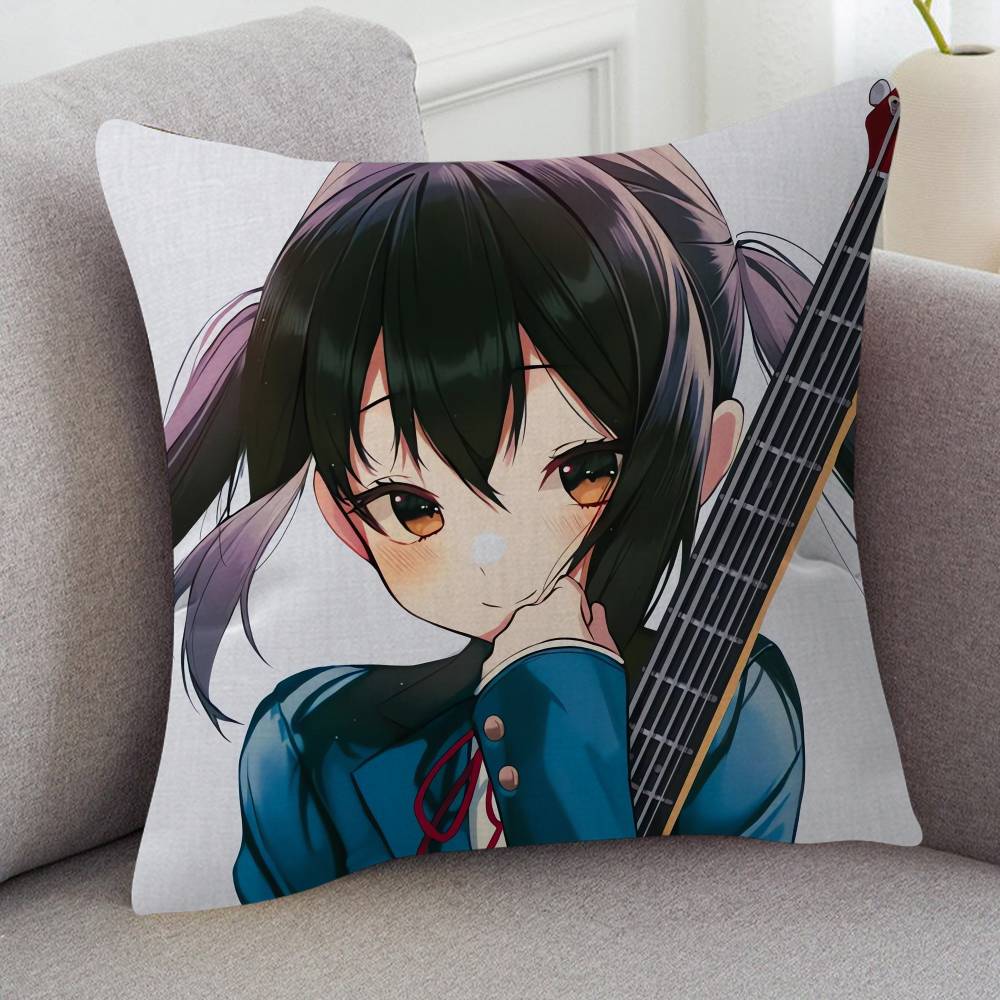 Anime KON Cartoon Series Square Pillowcase Soft Waist Sofa Cushion Cover Bedroom Room Pillowcase