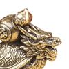 Handicraft Copper Animal Ornament Copper Dragon Turtle Miniatures Dragon Turtle Statue  Home Decor