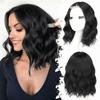 European and American Ladies Long Curly Lace Wig - Water Wave Synthetic Fiber