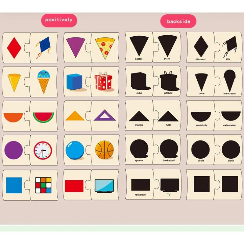 Interactive Wooden Learning Toy – Fun Animal & Number Matching Game for Shape Recognition & Early Math Skills, Ideal for Kids