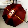 Galatasaray Football Club  Automatic Folding Umbrella - 8-Rib Travel Umbrella with Auto Open/Close & Portable Gifts for holidays or birthdays
