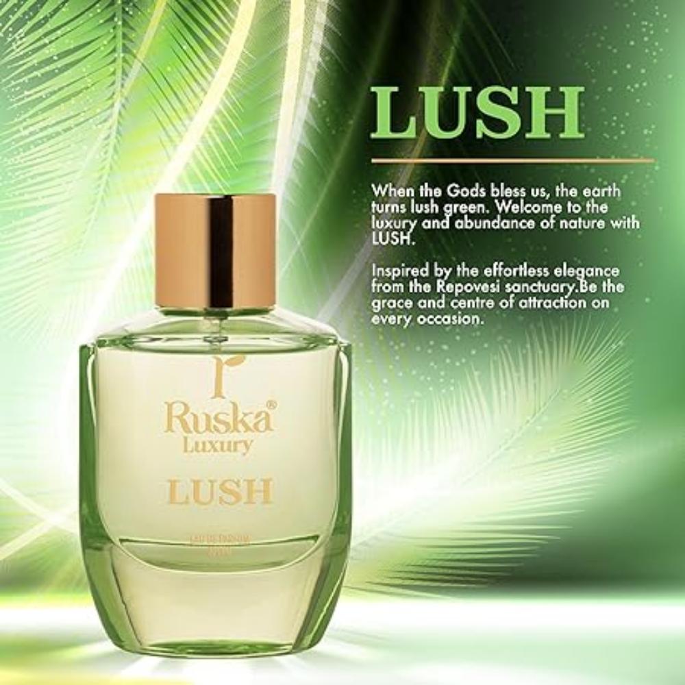 Unisex parfum LUSH, 100 ml | Kvetinový, drevitý a pižmový parfum v spreji | Dlhotrvajúci parfum pre mužov a ženy |