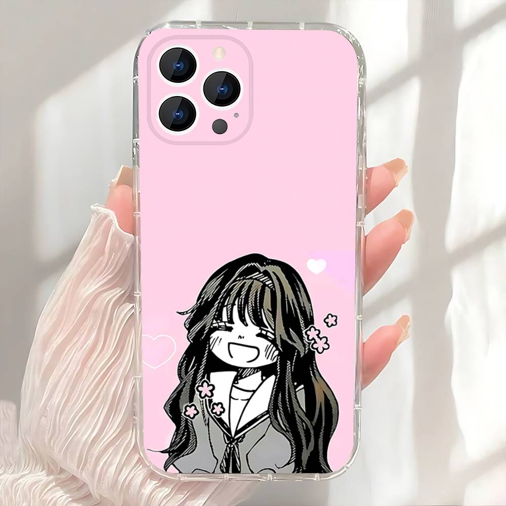 Kaoru Hana Wa Rin To Saku Phone Case For iPhone 17,16,15,14,13,12,11 Pro,Max,Plus,X,XS,XR,SE4,E Mini Transparent Soft Cover