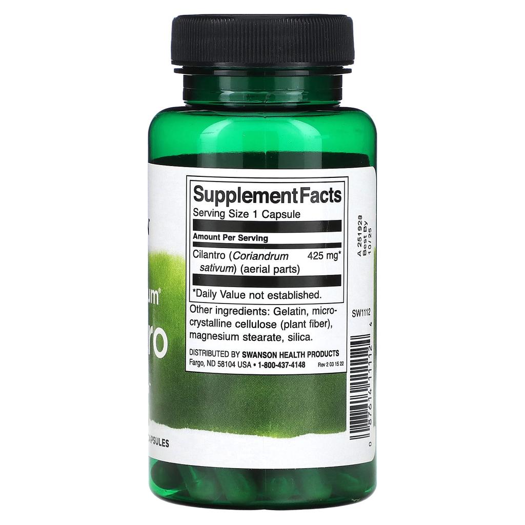 Full Spectrum Coriander, 425Mg, 60 Capsules