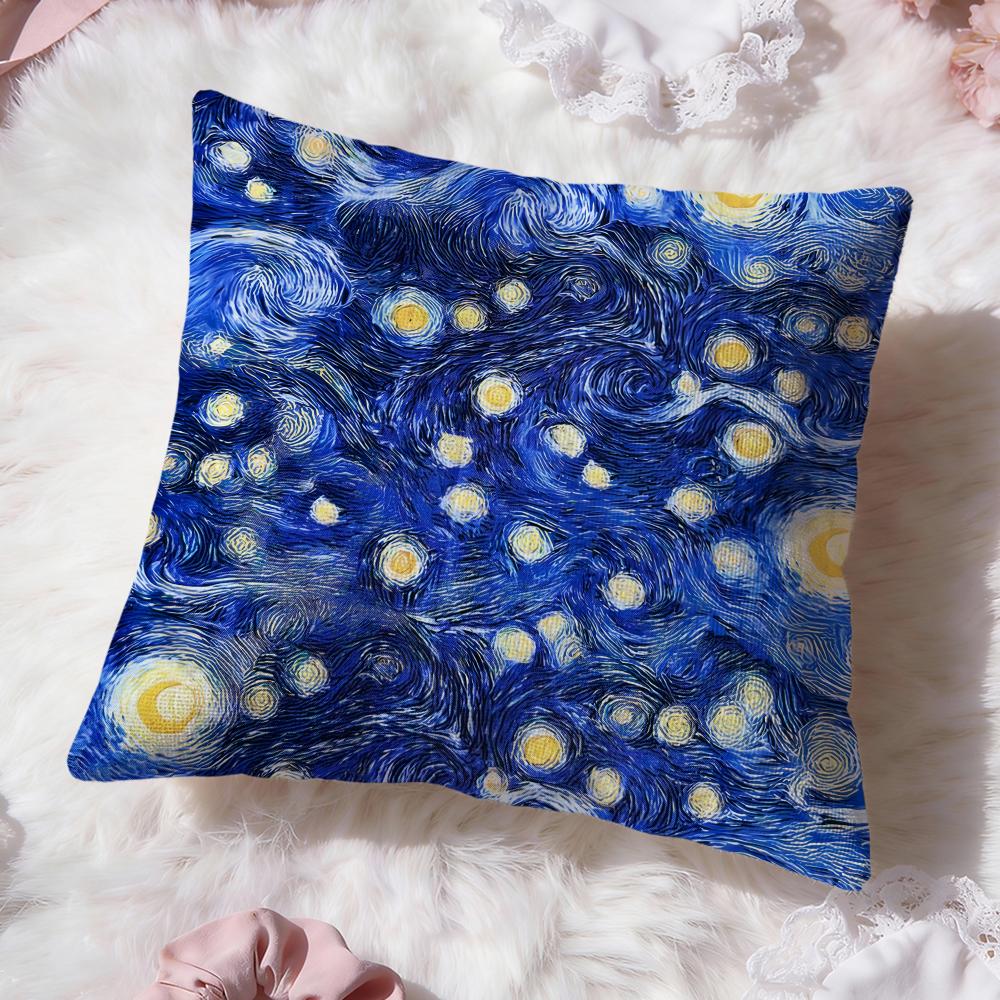 Starry Sky Texture Cushion Cover Premium Comfort Reversible Pillow Cove Two In One Design for Any Room Car Interior