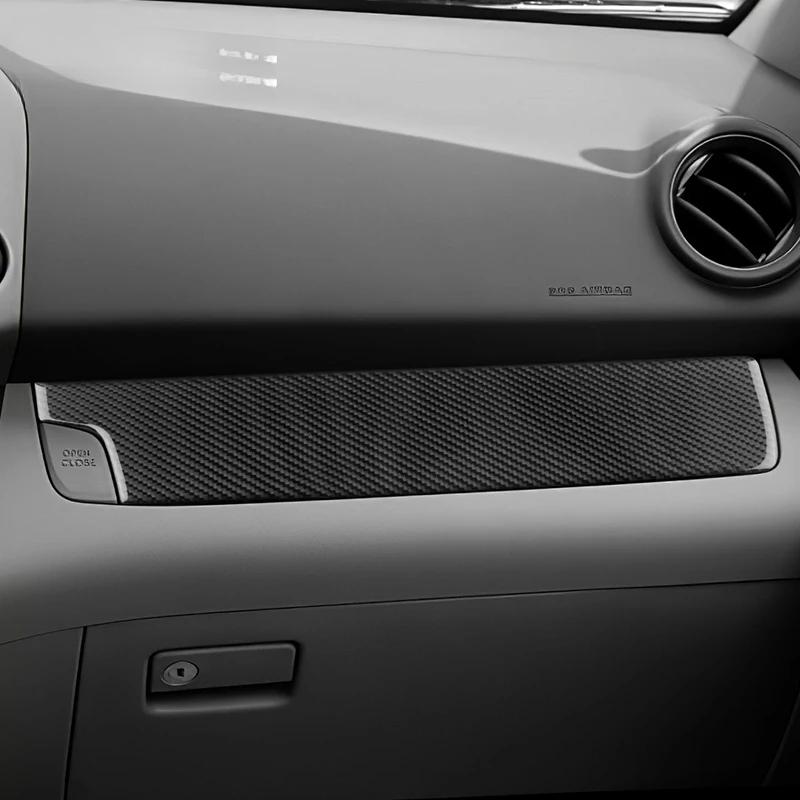 Real Soft Carbon Fiber Sticker For Toyota RAV4 2006 2007 2008 2009 2010 2011 2012 LHD RHD Car Co-pilot Panel Trim Accessories.